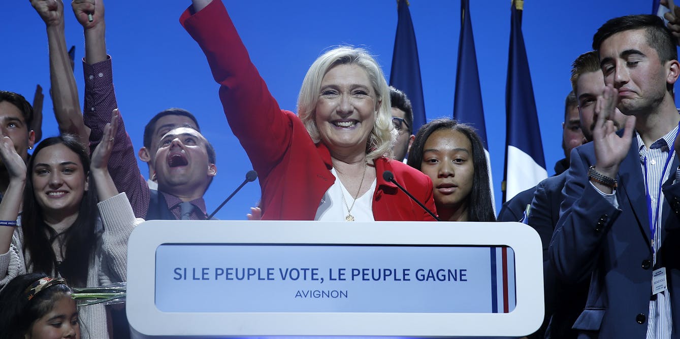 How Marine Le Pen managed to gain ground with youth voters – and why her  success isn't being replicated by the US right